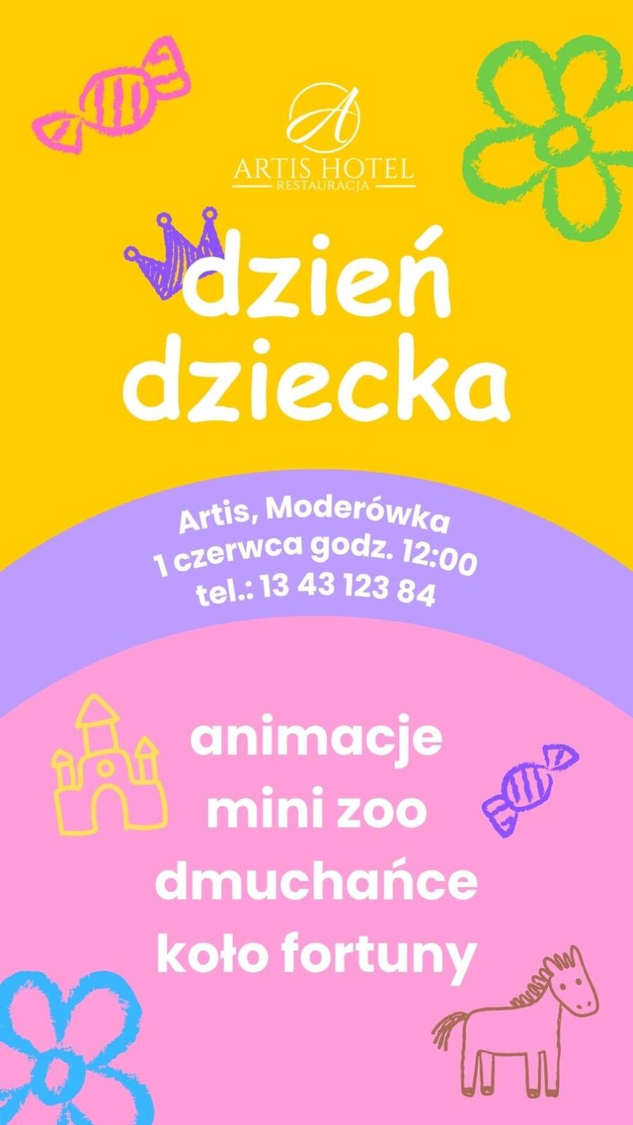 Dzień Dziecka 2026 w Hotelu i Restauracji Artis